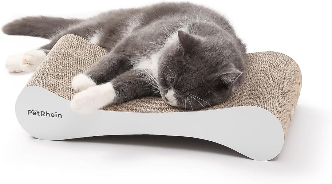Cloud Paw Katzen Kratzbrett – Ergonomische Wellenform, Beidseitig nutzbar, Robuste Wabenstruktur Kra