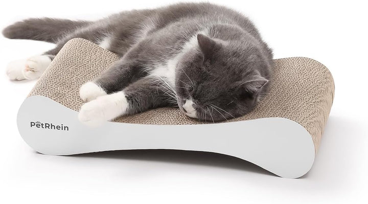 Cloud Paw Katzen Kratzbrett – Ergonomische Wellenform, Beidseitig nutzbar, Robuste Wabenstruktur Kra