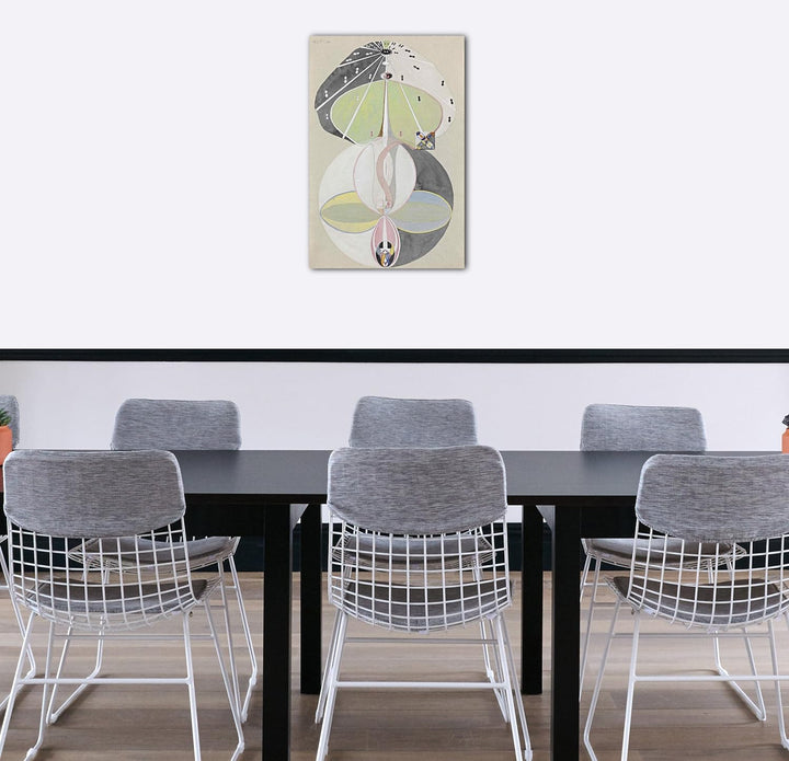 Printed Paintings Leinwand (60x80cm): Hilma af Klint - Tree of Knowledge, Nr. 5 60x80 cm, 60x80 cm