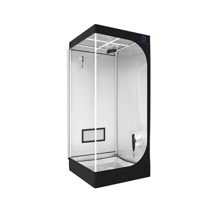Easy Act Growzelt Silver Line SL110 110x110x200 cm, reflektierende Growbox mit Mylar-Innenfolie und