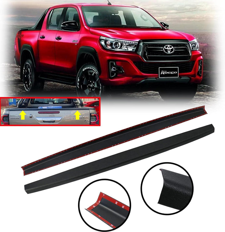 JHCHAN Heckklappenschutz Ladekantenschutz Stossstangenschutz für Toyota Hilux 2015-2020 Invincible G