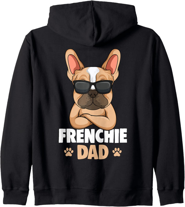 Frenchie Dad Französische Bulldogge Papa Kapuzenjacke