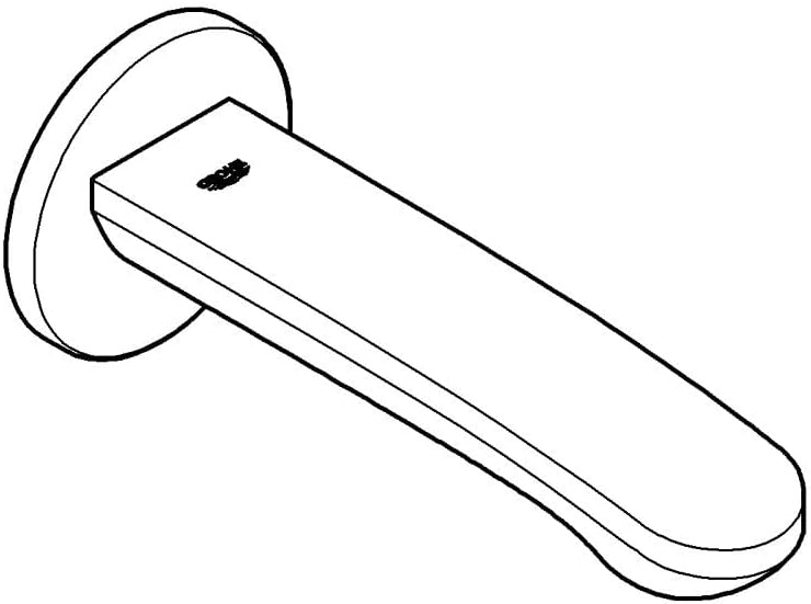 Grohe 13276002 Eurostyle C Wanneneinlauf, Chrom; für Wandmontage