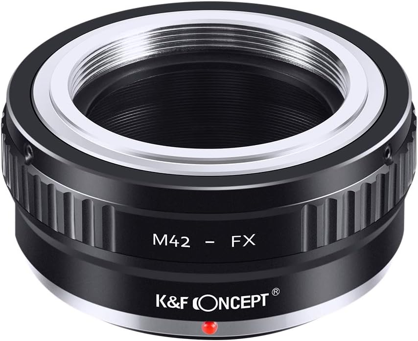 K&F Concept M42-FX II Kupfer-Bajonett Objektiv Adapterring,Objektivadapter,Adapter Fuji,Adapter Ring