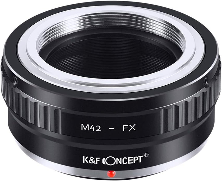 K&F Concept M42-FX II Kupfer-Bajonett Objektiv Adapterring,Objektivadapter,Adapter Fuji,Adapter Ring