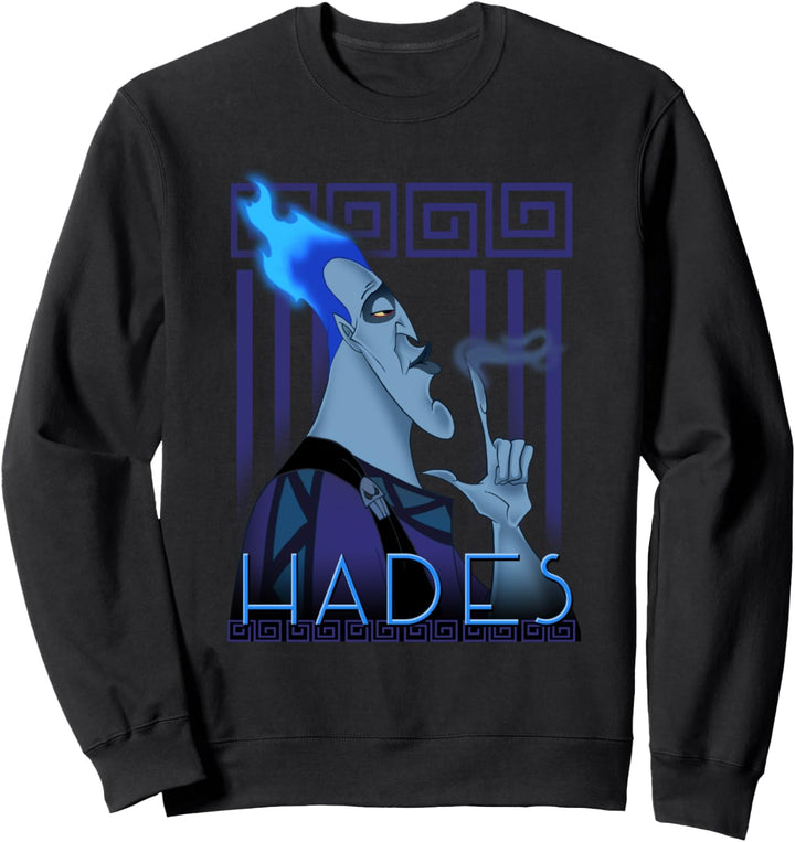 Disney Hercules Hades Geometric Portrait Sweatshirt