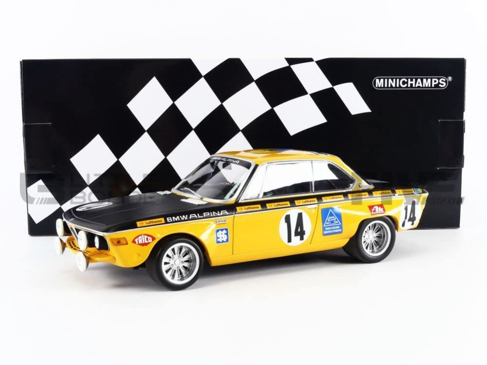 Minichamps 155702714 1:18 2800 CS-BMW Alpina-Huber/Kelleners-Winners 24H Spa-Francorchamps 1970 Samm