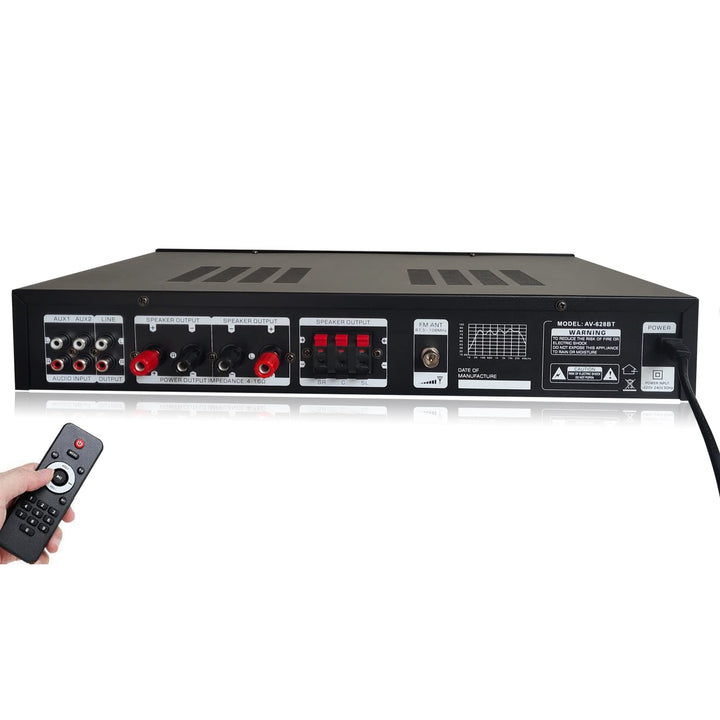 HiFi VerstäRker 5 Kanal Digital Fm USB Stereo Amplifier VollverstäRker 600W Mit Fernbedienung FüR Hi