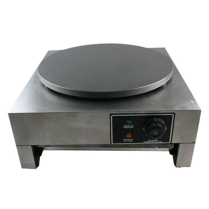 Acesunny Edelstahl Crepes Maker Crepesgerät Crepesplatte Crepe Crepesplatte Pfannkuchen 3KW Crepe Ma