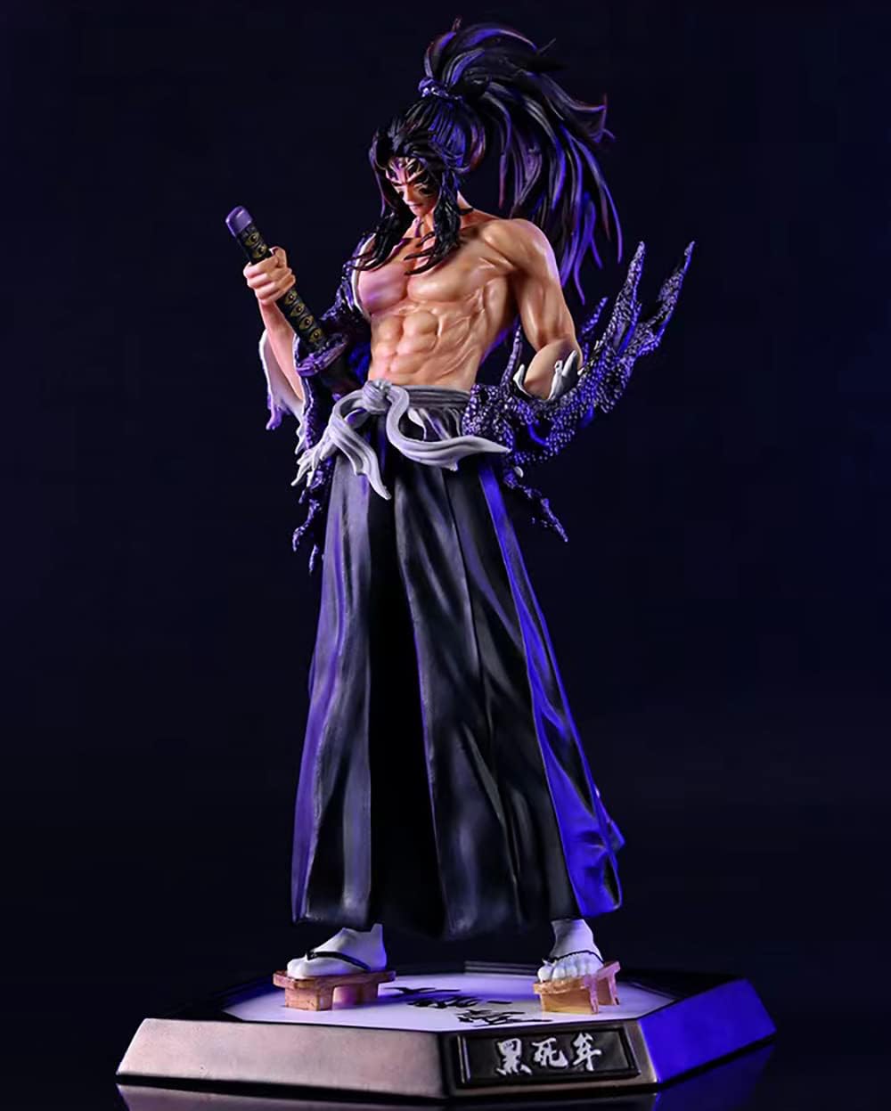 XESAGSNV Dekostatue of Demon Slayer, Geschenk für Anime Lovers (Kokushibou), Kokushibou