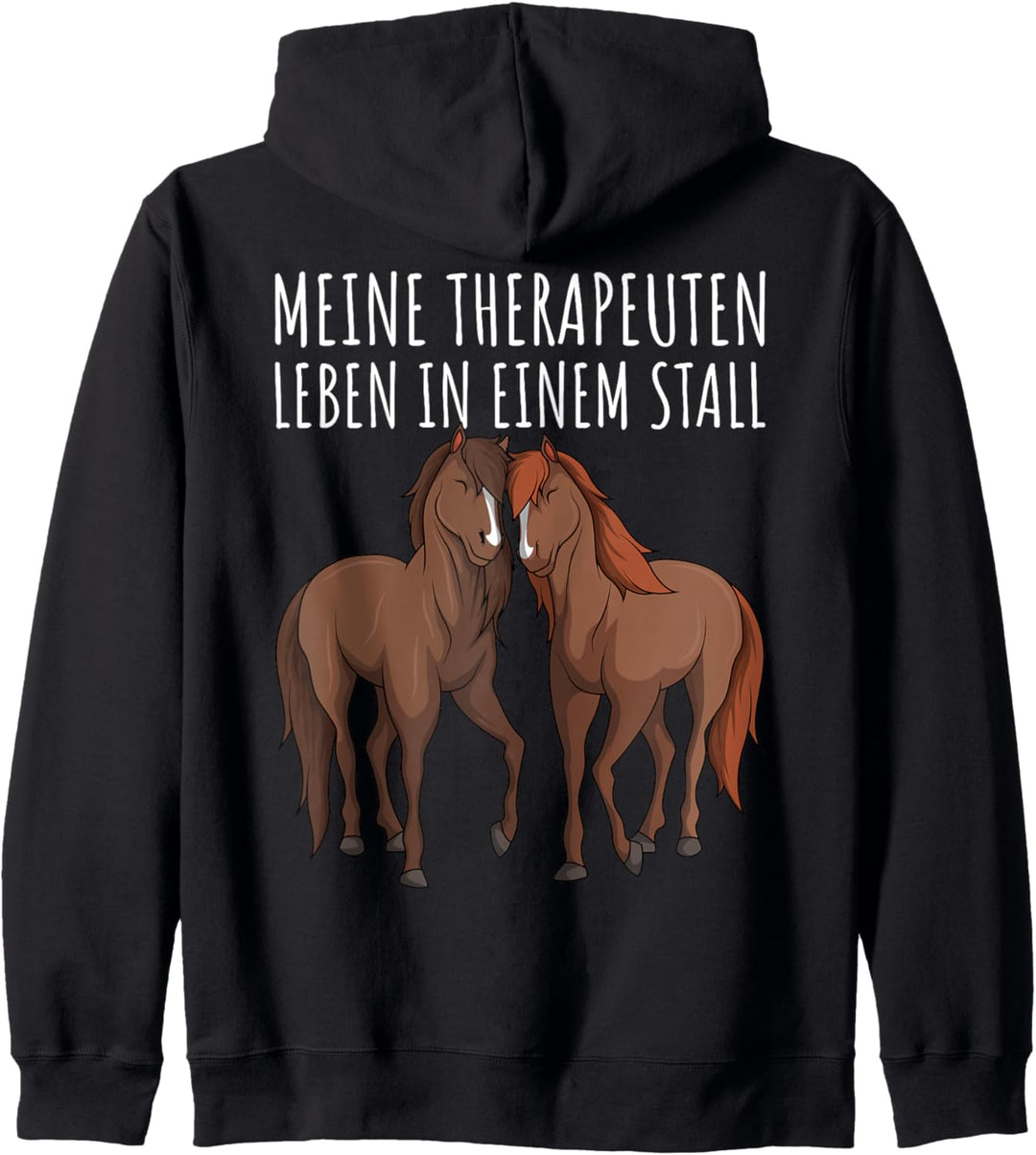 Pferde Damen Mädchen Kinder Kapuzenjacke