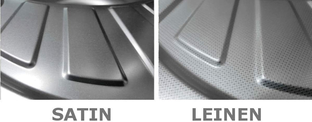 VBChome Einbauspüle mit Armatur 77x50 Leinenstruktur ab 45er Unterschrank Edelstahl Küchenspüle Spül