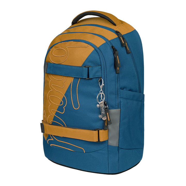 Baagl Schulrucksack für Jungen Mädchen Teenager - Skate Max - Skateboard Rucksack - Kinderrucksack m