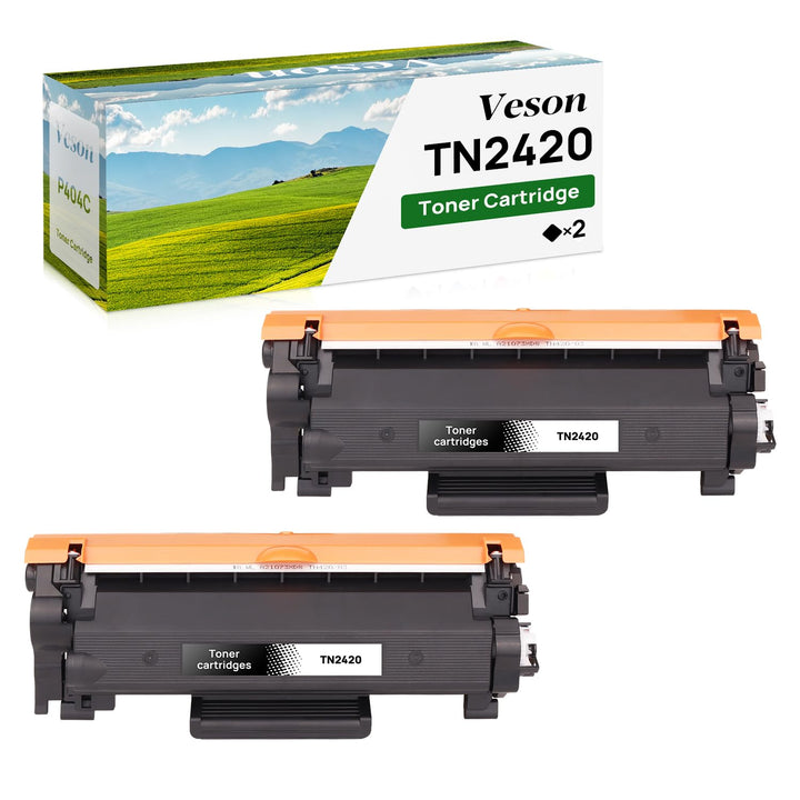 Veson TN-2420 Tonerkartuschen Kompatibel mit Brother TN2410 TN2420 für MFC L2710DW L2710DN L2730DW L