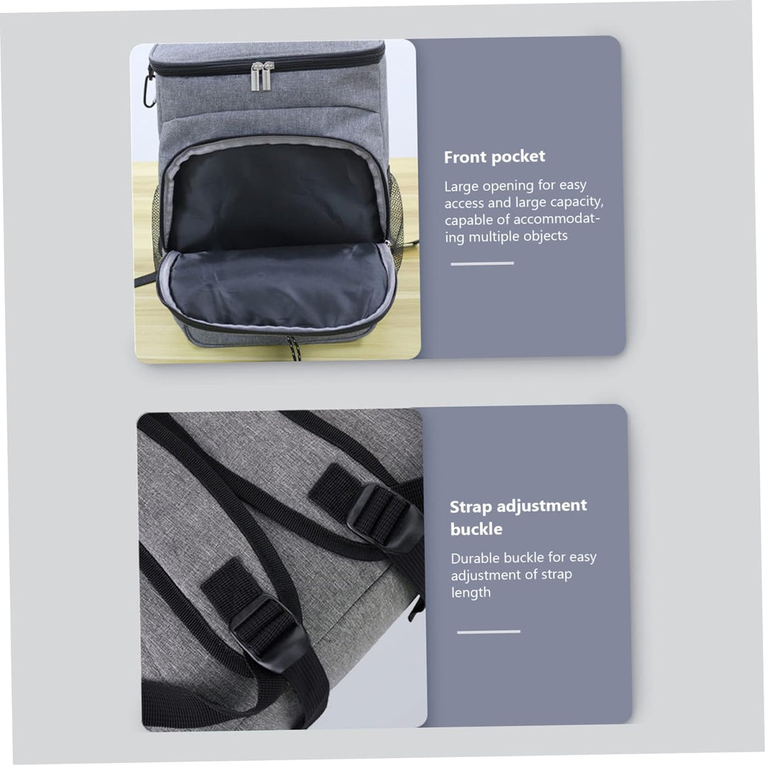 Thermo-Rucksack, 36 Dosen, Picknick-Rucksack, isoliert, wasserdicht, auslaufsicher, isoliert, für Ca