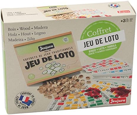 JeuJura 8139 Brettspiel, – Lotto – Holzbox
