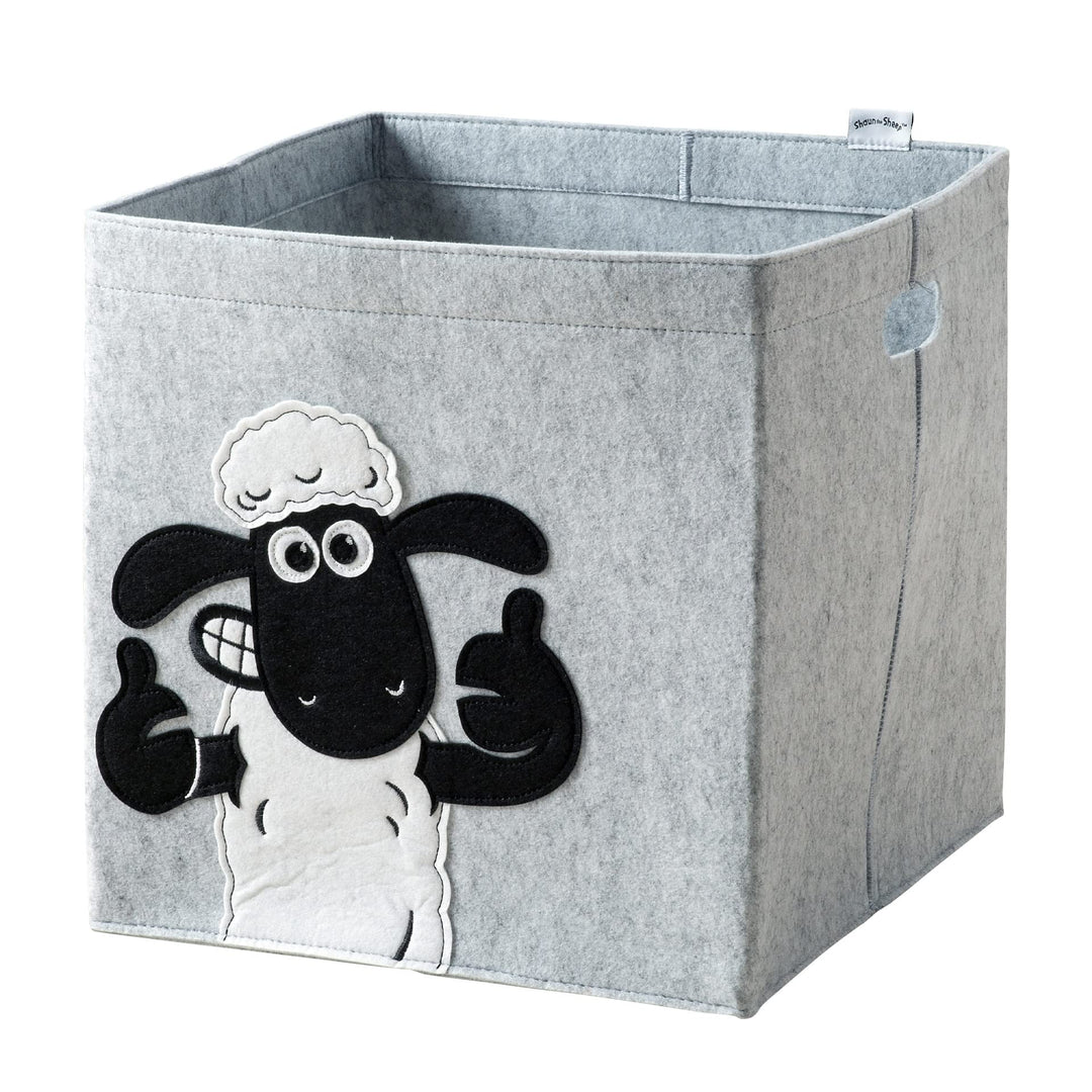 meets Shaun das Schaf Aufbewahrungsbox für Kinder – Filz-Box mit dem kultigen Schaf zum Verstauen vo