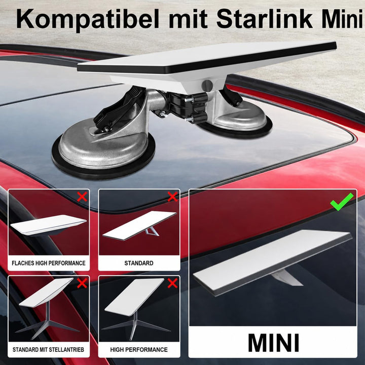 Starlink mini Halterung, doppelter Windschutz, rostbeständige Aluminiumlegierung, Internet, Starlink