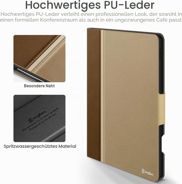 KingBlanc Hülle für iPad Pro 11 Zoll 4. Generation 2022 3./2./1. Gen (2021/2020/2018) mit Stifthalte