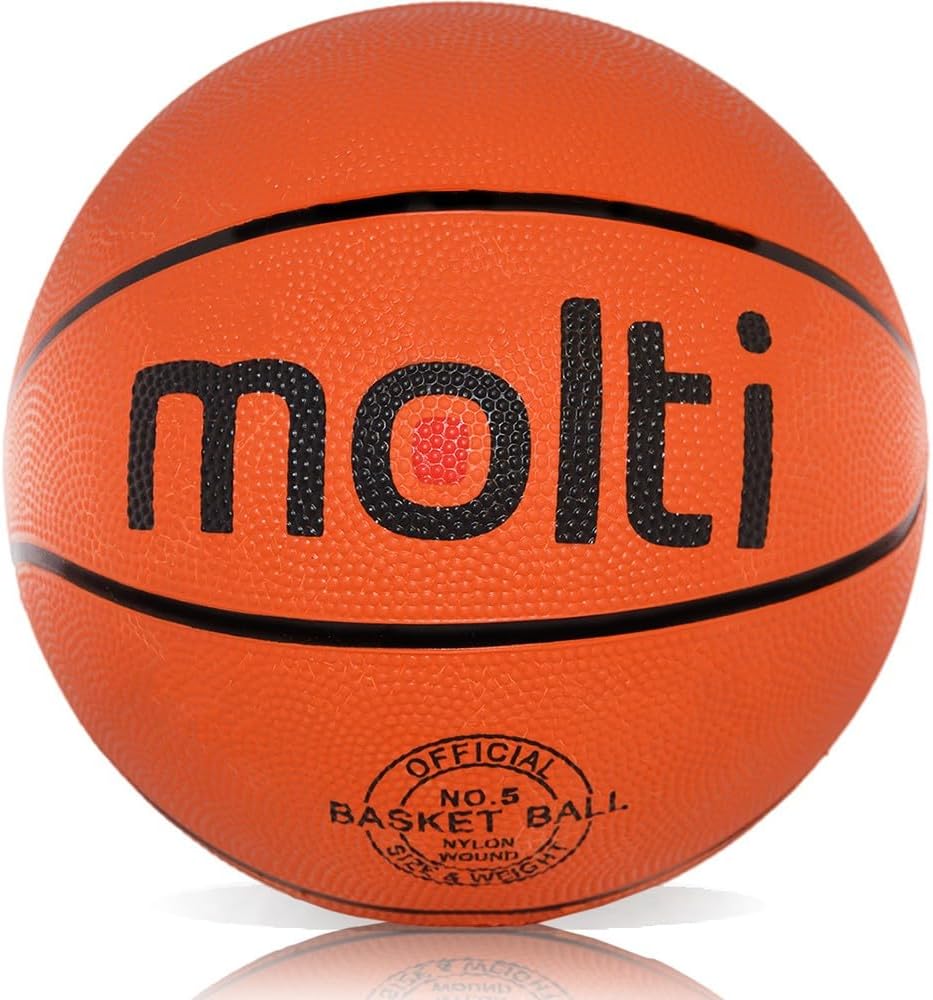 molti Basketball Set für Kinder | Ball Gr. 5| Ř 45 cm Basketballkorb mit Wandhalterung und abnehmbar