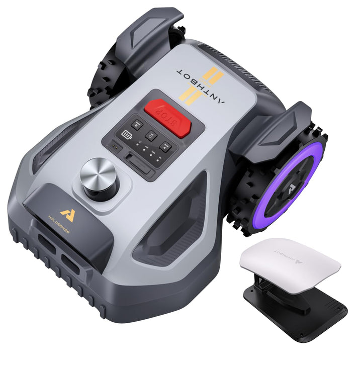 ANTHBOT M9 Pro Mähroboter ohne Begrenzungskabel – HoloSense 4-in-1 Navigation (360° LiDAR, RTK/NetRT