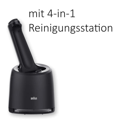Braun Series 5 Elektrorasierer für Herren, Nass- und Trockenrasur, Turbo und Standard Modus, Wasserd