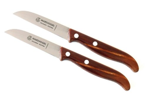 Marsvogel - Duo Pack Gemüsemesser Set - gerade Klinge - Griffe aus Gerlinol - Made in Solingen Duo P
