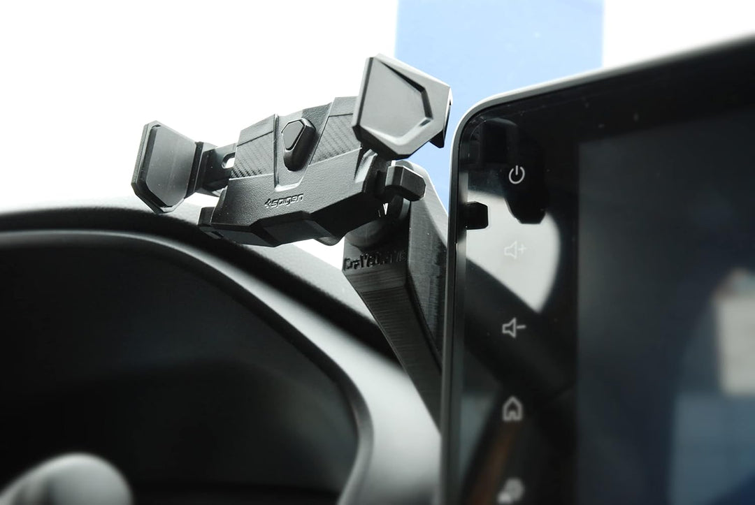 Handyhalterung Auto 10x10x10cm passt auf den Dacia I Autohalterung Handy I Schwarz I Telefonhalterun