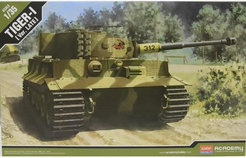 Academy AC13314 Tank,Tiger Modell, Mehrfarbig