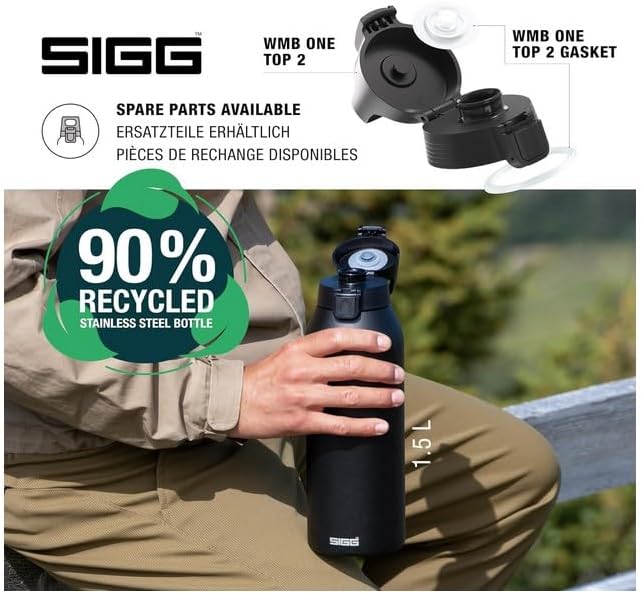 SIGG - Edelstahl Trinkflasche - Shield ONE - Für Kohlensäurehaltige Getränke Geeignet - Auslaufsiche