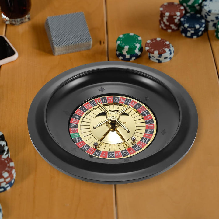Cabilock Poker Russisches Roulette spiel-requisite Kunststoff-roulette Roulette-rad Roulette-spiel -