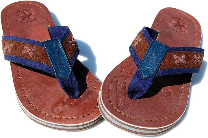 Seestern Sportswear Jungen Jugendliche Leder Zehentrenner Zehensandale Sandalen Gr.36-42/2160 40 EU