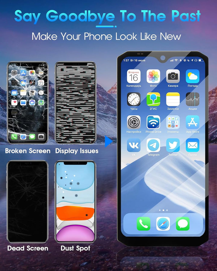 ARSSLY LCD-Bildschirm für Doogee S98 Doogee S98 PRO Display für Doogee S98 PRO Digitizer Touchscreen