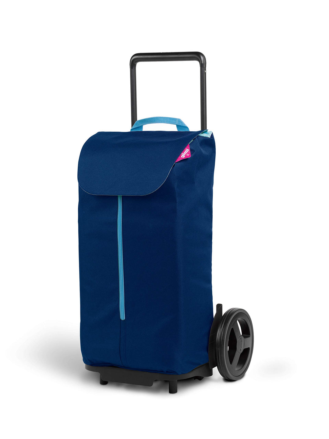 Gimi Komodo Einkaufswagen, Stahl und Polyester, Blau, 1.25 picometer One Size Blau, One Size Blau