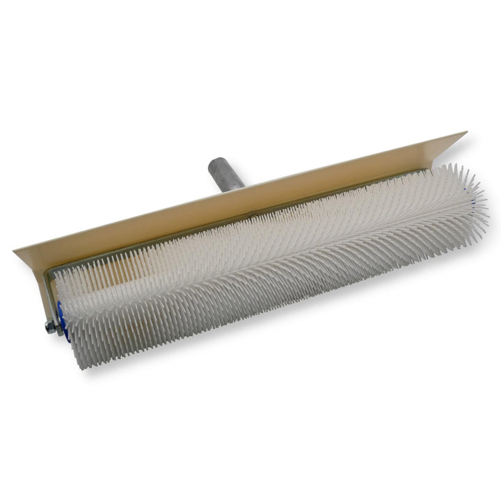 DEWEPRO Entlüfterrolle 50cm mit Spritzschutz - Stachellänge: 31mm - Stachelwalze, Igelwalze, Entlüft