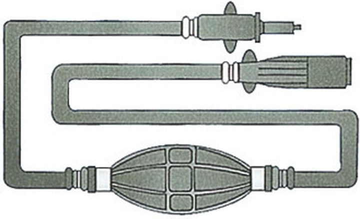 Osculati Benzinschlauch 3 Meter mit Pumpball und 2 Mercury Anschlüssen