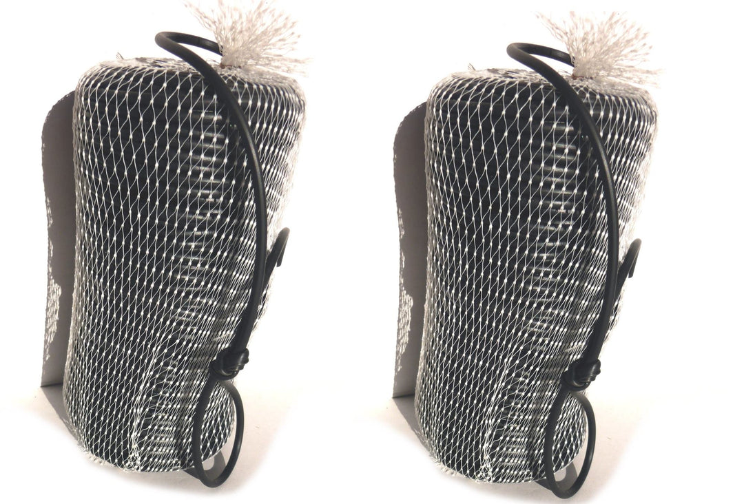 EXCOLO Hohlschnur Bindeschlauch 2 Rollen je 200m Ø 3mm schwarz anthrazit | Bindeband Pflanzenschnur
