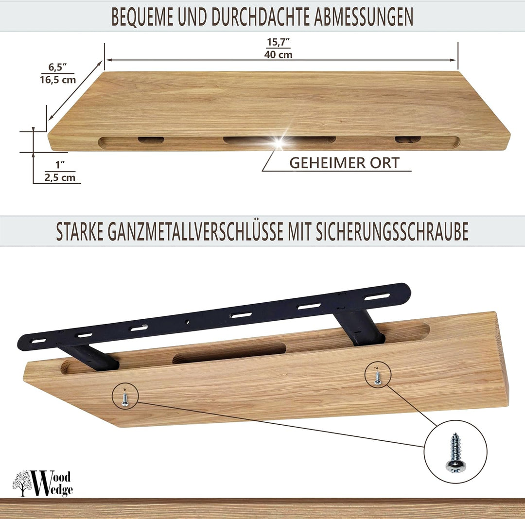Wood Wedge Regalbrett 1St., Wandregal, Wandboard, Schwebende Holzregal Wand | Kinderbücherregale, Bi