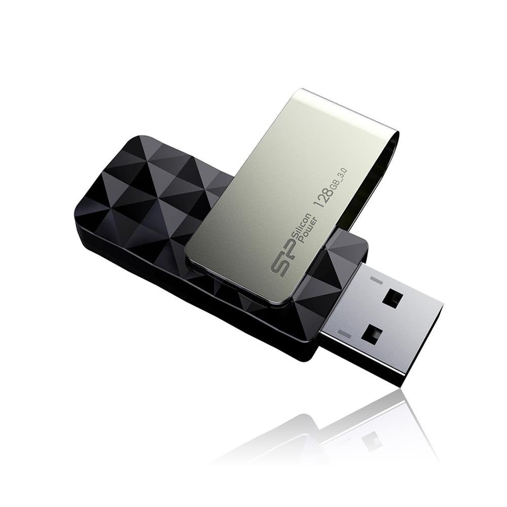 Silicon Power SP128GBUF3B30V1K 128GB Speicherstick USB 3.0 schwarz One size, One size