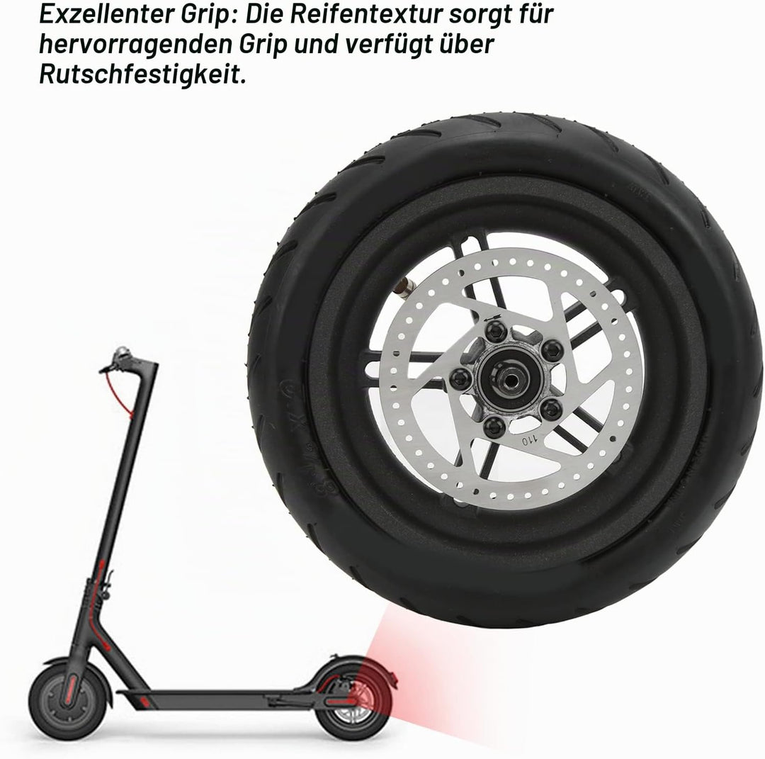 BuyWeek Elektroroller Hinterrad für Xiaomi M365/1S/Lite, 8,5 Zoll E-Scooter Hinterrad Aufblasbare Re