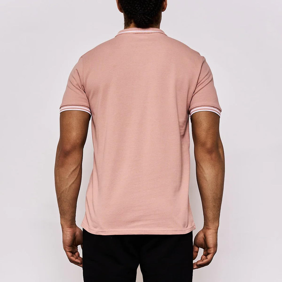 Kappa Herren Ezio T-Shirt S Rosa / Weiss, S Rosa / Wei&#xDF;