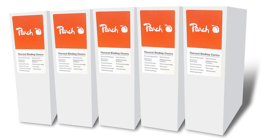 Peach Thermobindemappen - A4 - für 30 Blätter - 500 Stück - weiss - PBT406-03P