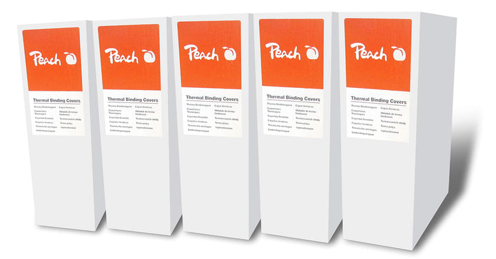 Peach Thermobindemappen - A4 - für 30 Blätter - 500 Stück - weiss - PBT406-03P