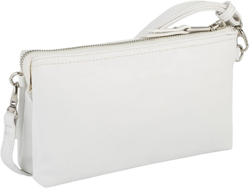 Gabor bags Emmy Damen Clutch Abendtasche Klein 22,5 x 4,5 x 13,5 Weiss, 22,5 x 4,5 x 13,5 Weiss