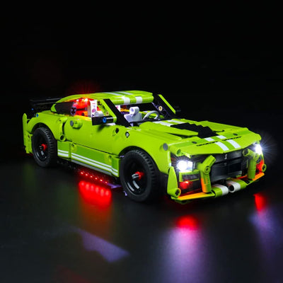 Led Licht Set für Lego Ford Mustang Shelby GT500, Led Beleuchtungs Set für Lego 42138 Technic Ford M