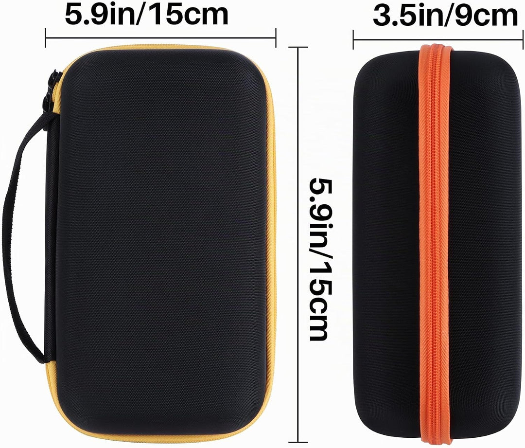 Hart Schutz Hülle Etui Tasche für Brother P-Touch PTH110 Monochrom Beschriftungsgerät (Schwarz + Ora