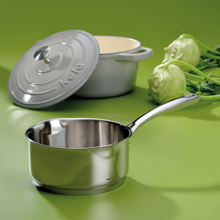 Kela 10183 Flavoria Stielkasserolle, 18/8 Stainless Steel, 2.6 liters 2,6 l, 2,6 l