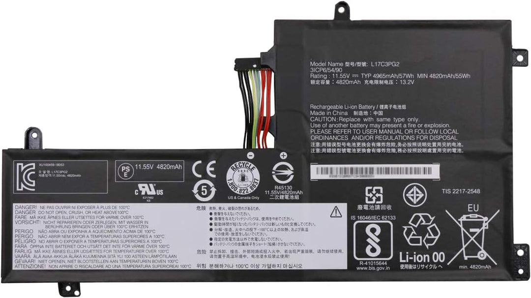 WYGUO L17C3PG2 5B10Q88557 5B10W67295 L17M3PG2 5B10Q88560 Laptop-Akku-Ersatz für Lenovo Legion Y730-1