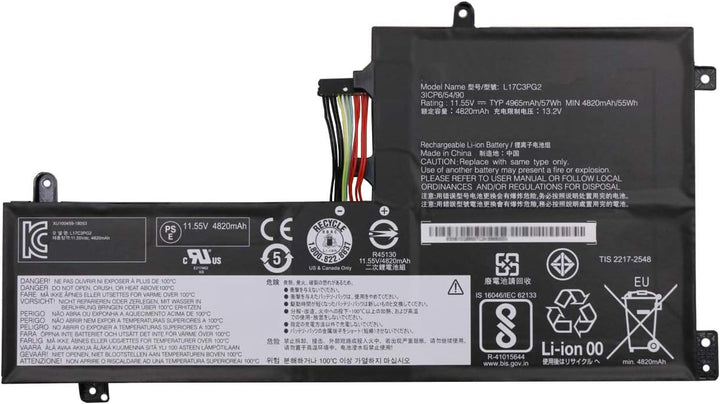 WYGUO L17C3PG2 5B10Q88557 5B10W67295 L17M3PG2 5B10Q88560 Laptop-Akku-Ersatz für Lenovo Legion Y730-1
