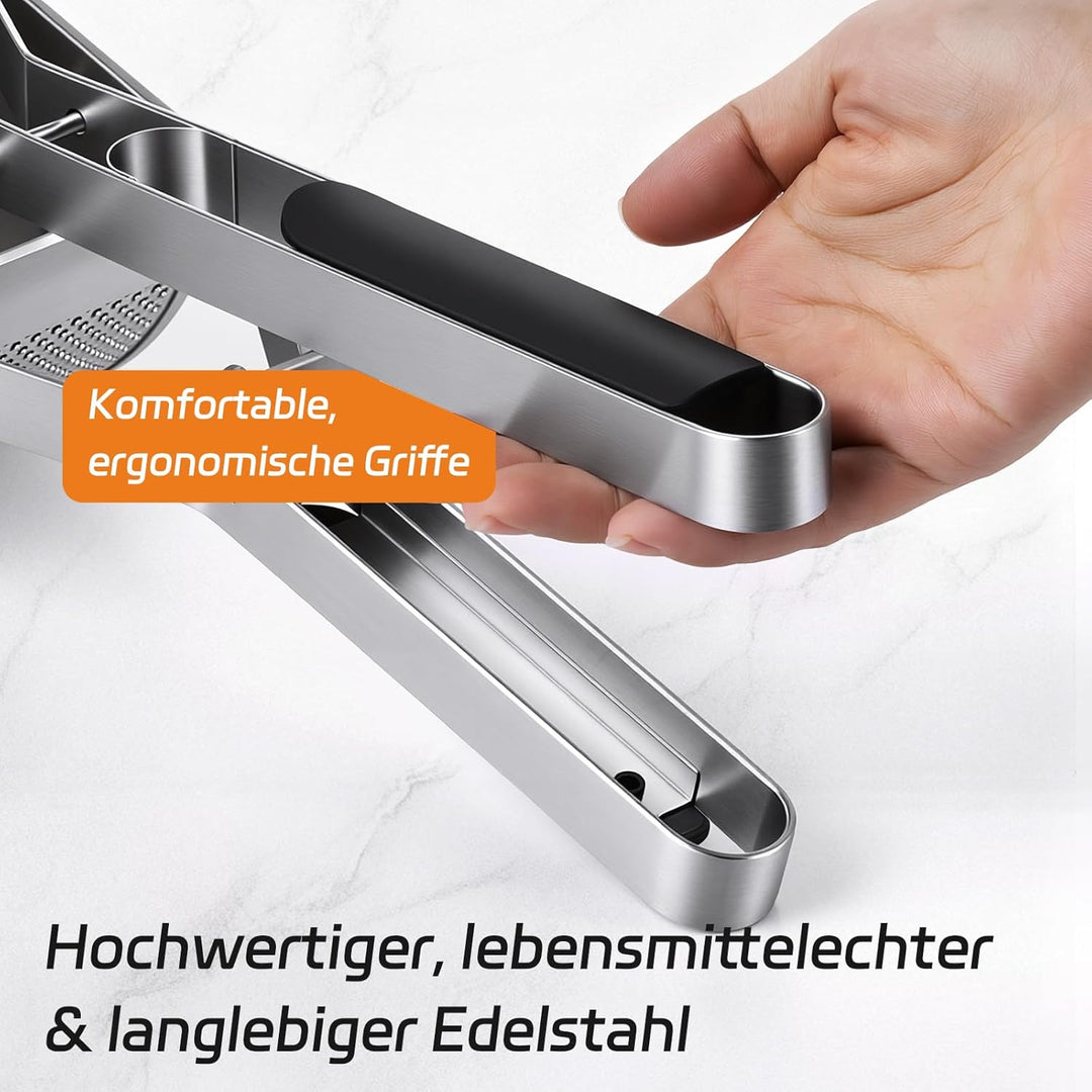 SPEENSUN Kartoffelpresse Edelstahl,Kartoffelstampfer für cremiges Püree, Babybrei & gekochtes Gemüse